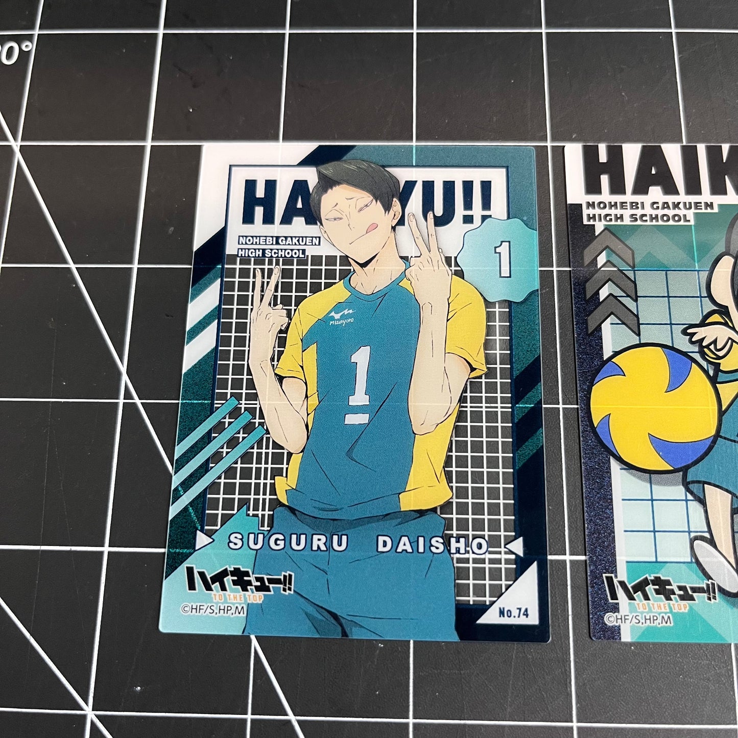 Haikyu!! Japan Clear Trading Cards Nohebi High Suguru Daisho