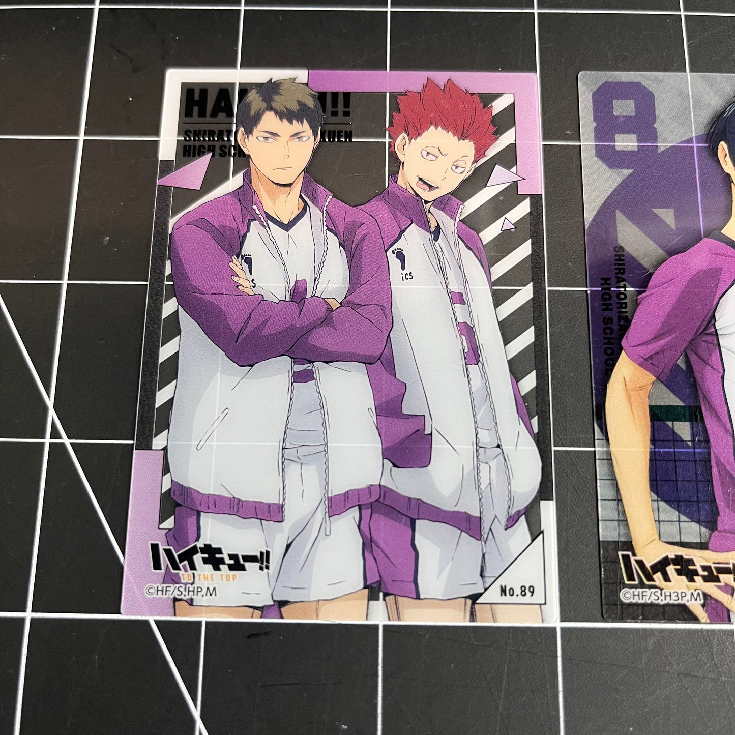 Haikyu!! Japan Clear Trading Cards Shiratorizawa Academy