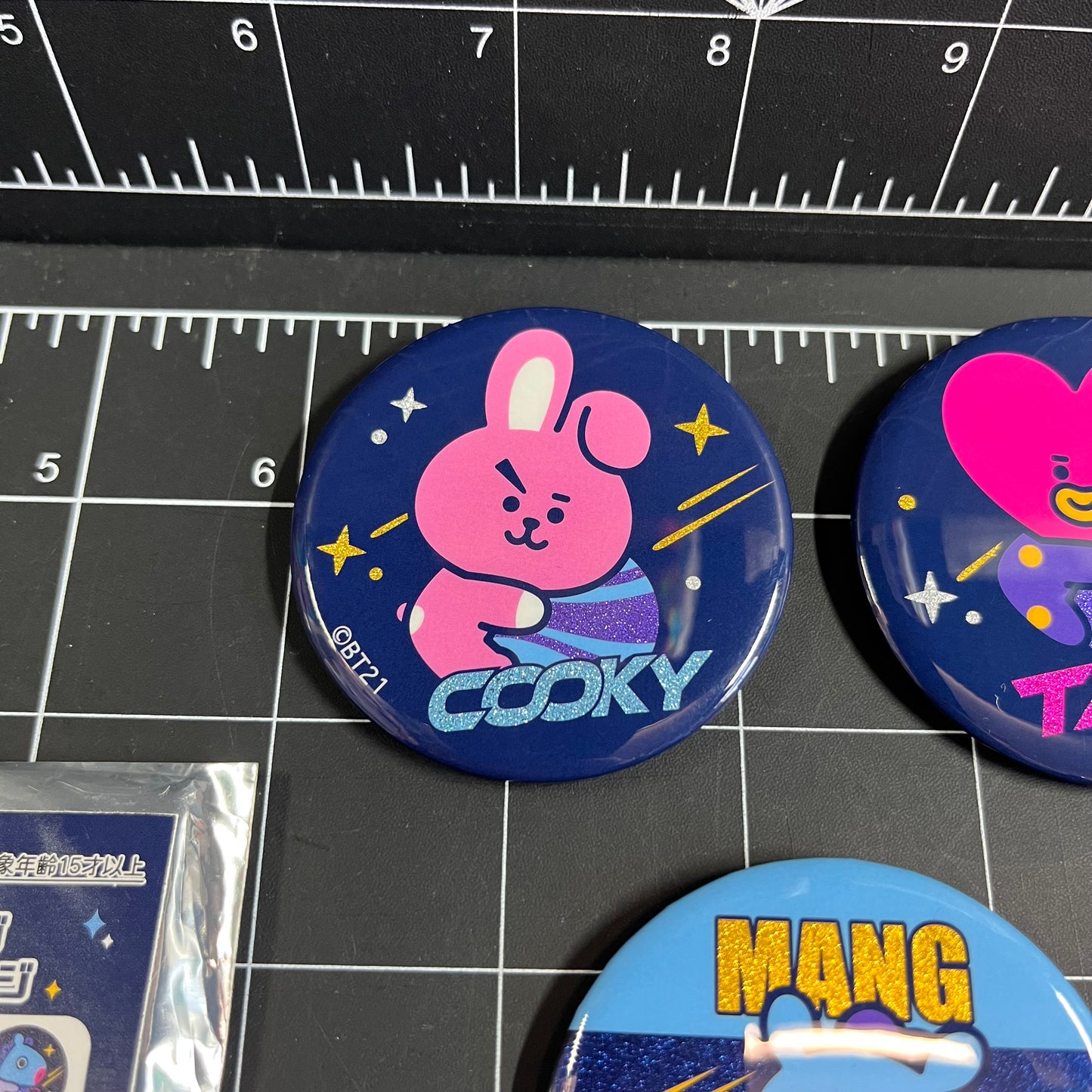 BTS BT21 Pin Badges (Space Theme) Merchandise from Japan