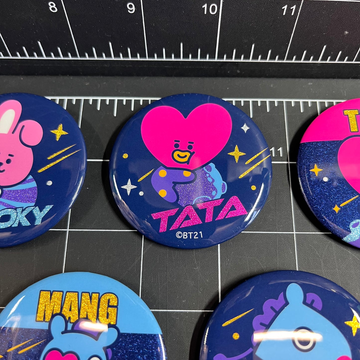 BTS BT21 Pin Badges (Space Theme) Merchandise from Japan