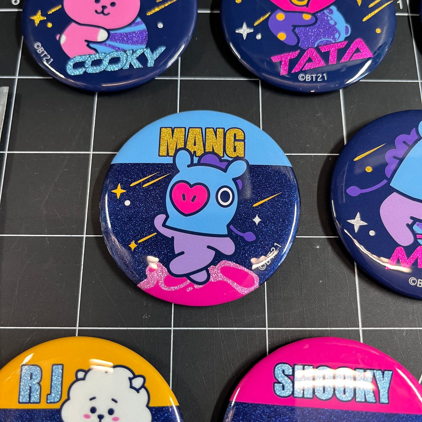 BTS BT21 Pin Badges (Space Theme) Merchandise from Japan