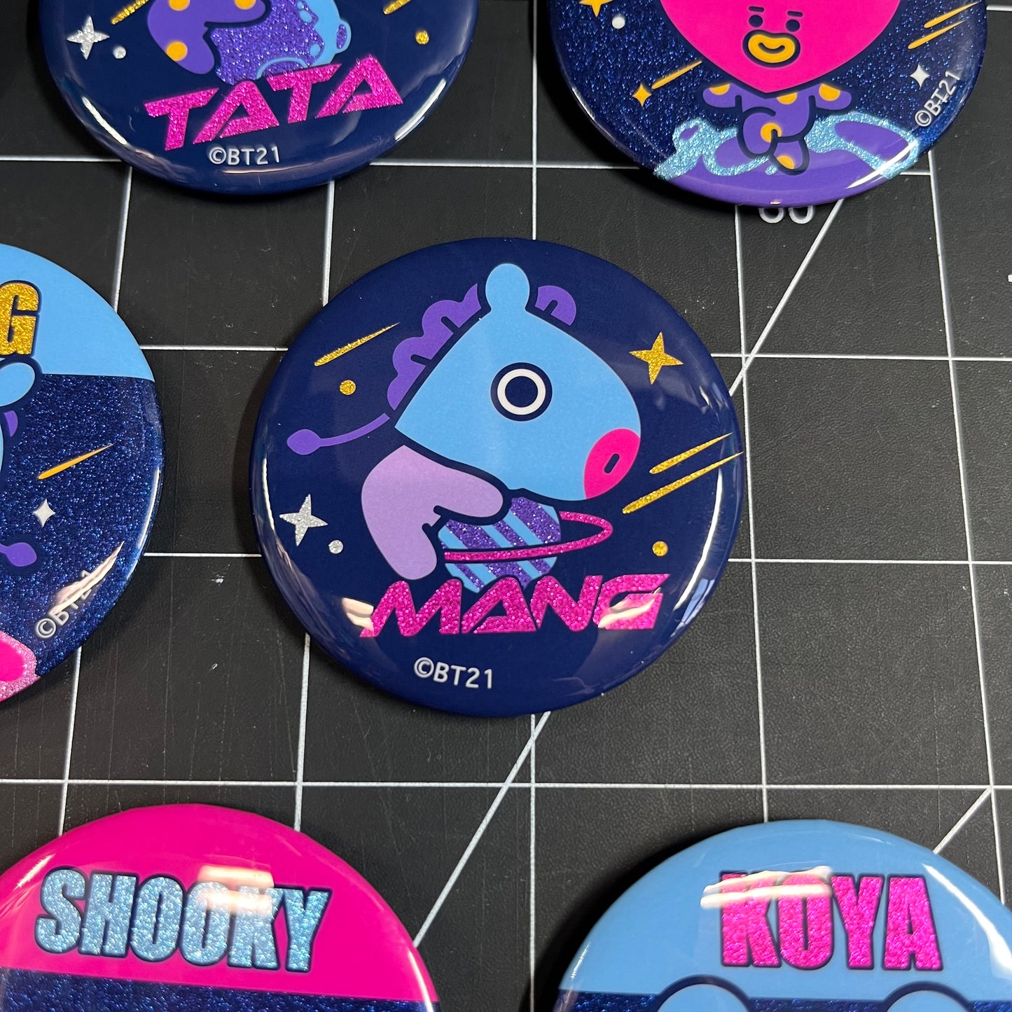 BTS BT21 Pin Badges (Space Theme) Merchandise from Japan