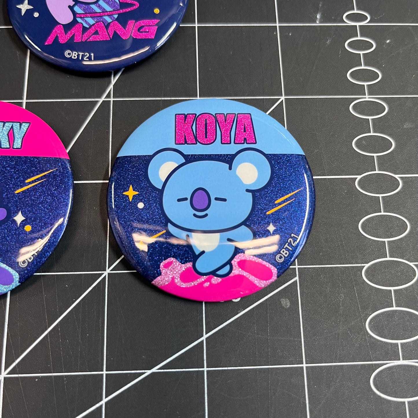 BTS BT21 Pin Badges (Space Theme) Merchandise from Japan