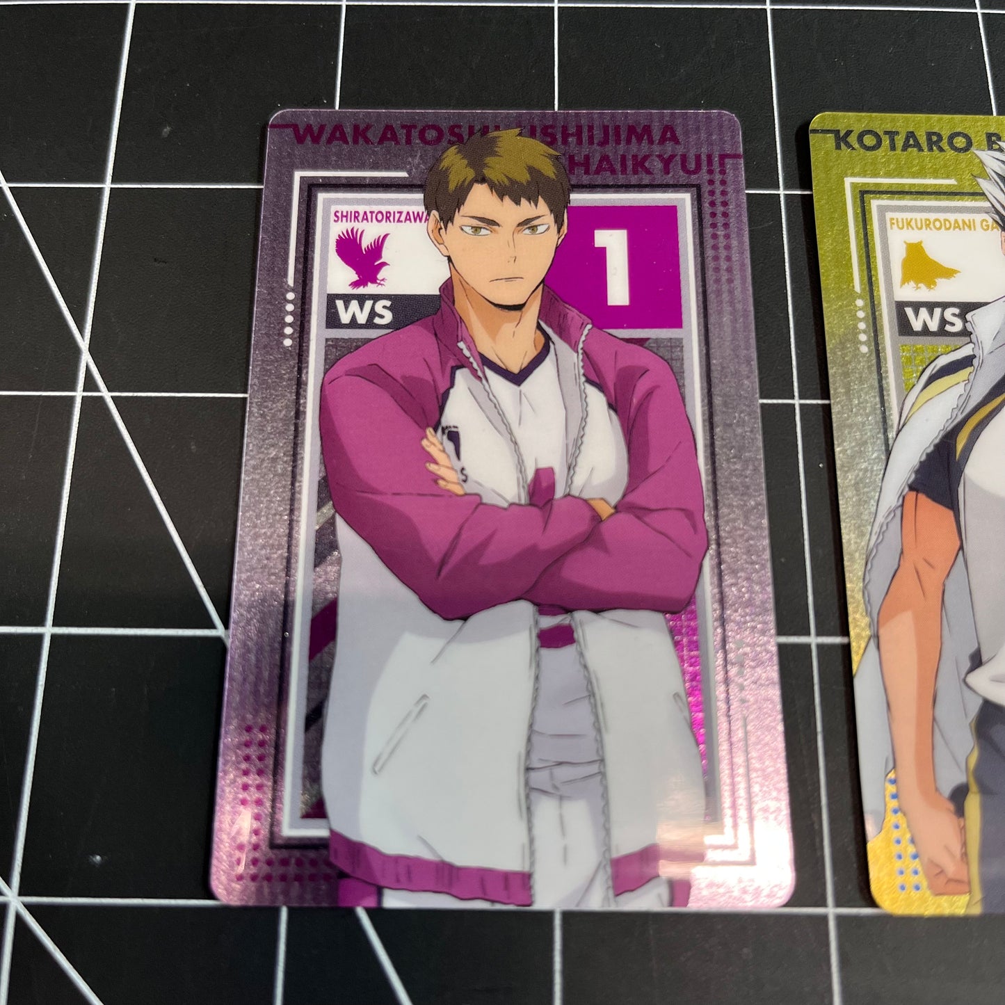 Haikyu!! Season 4 Metallic Trading Card Shiratorizawa Academy & Fukurōdani Academy