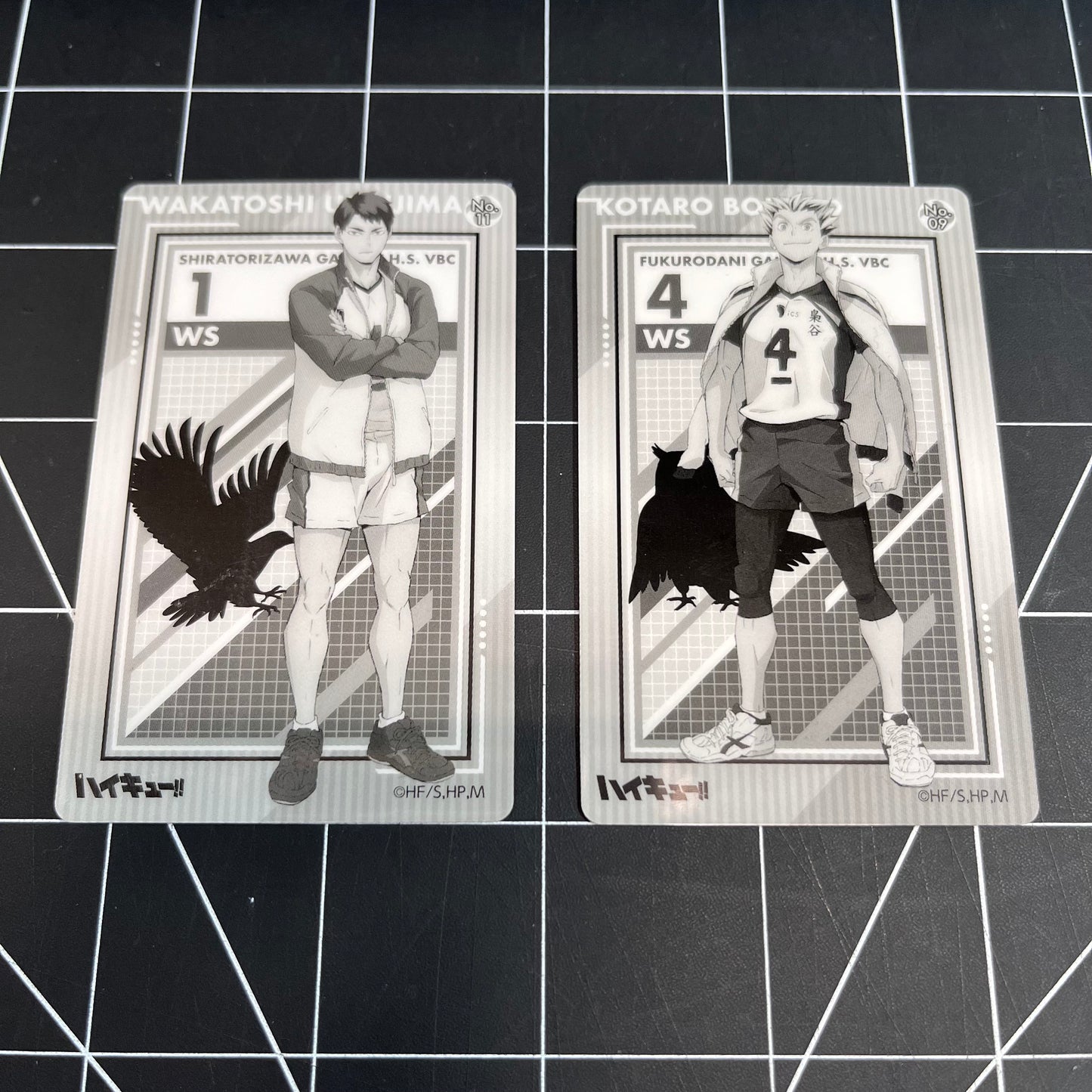 Haikyu!! Season 4 Metallic Trading Card Shiratorizawa Academy & Fukurōdani Academy