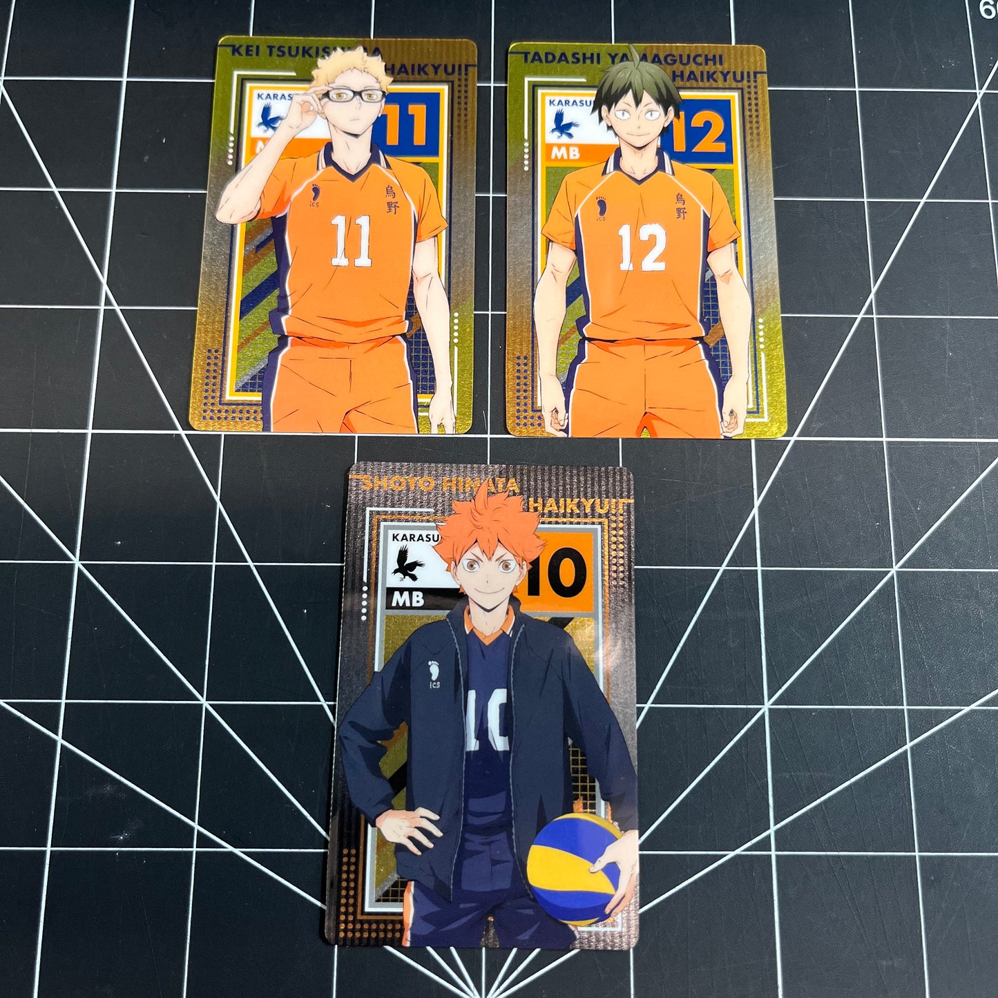 Haikyu!! Season 4 Metallic Trading Card Karasuno High