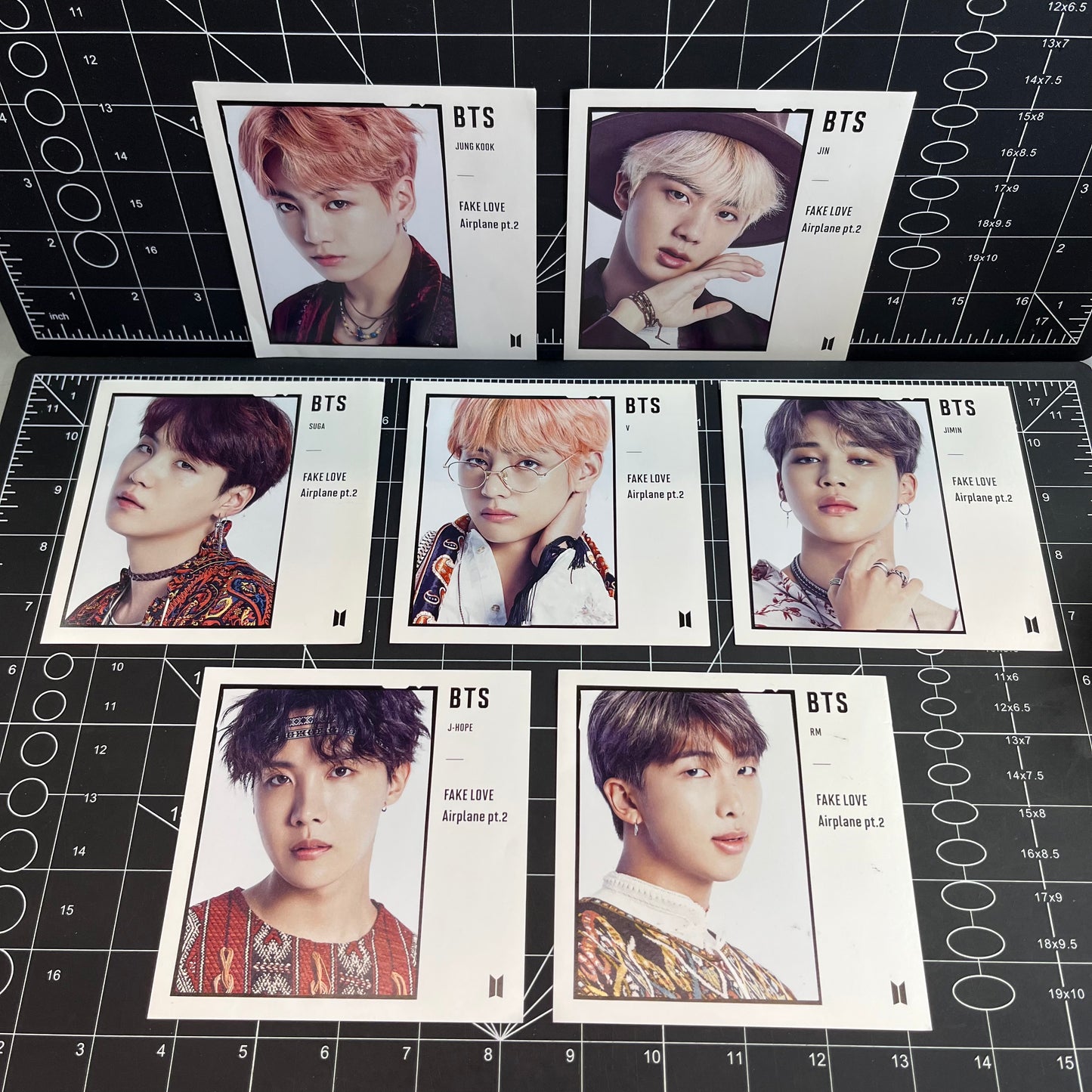 BTS FAKE LOVE Airplane Pt.2 Japan Limited Photo Jacket Cards