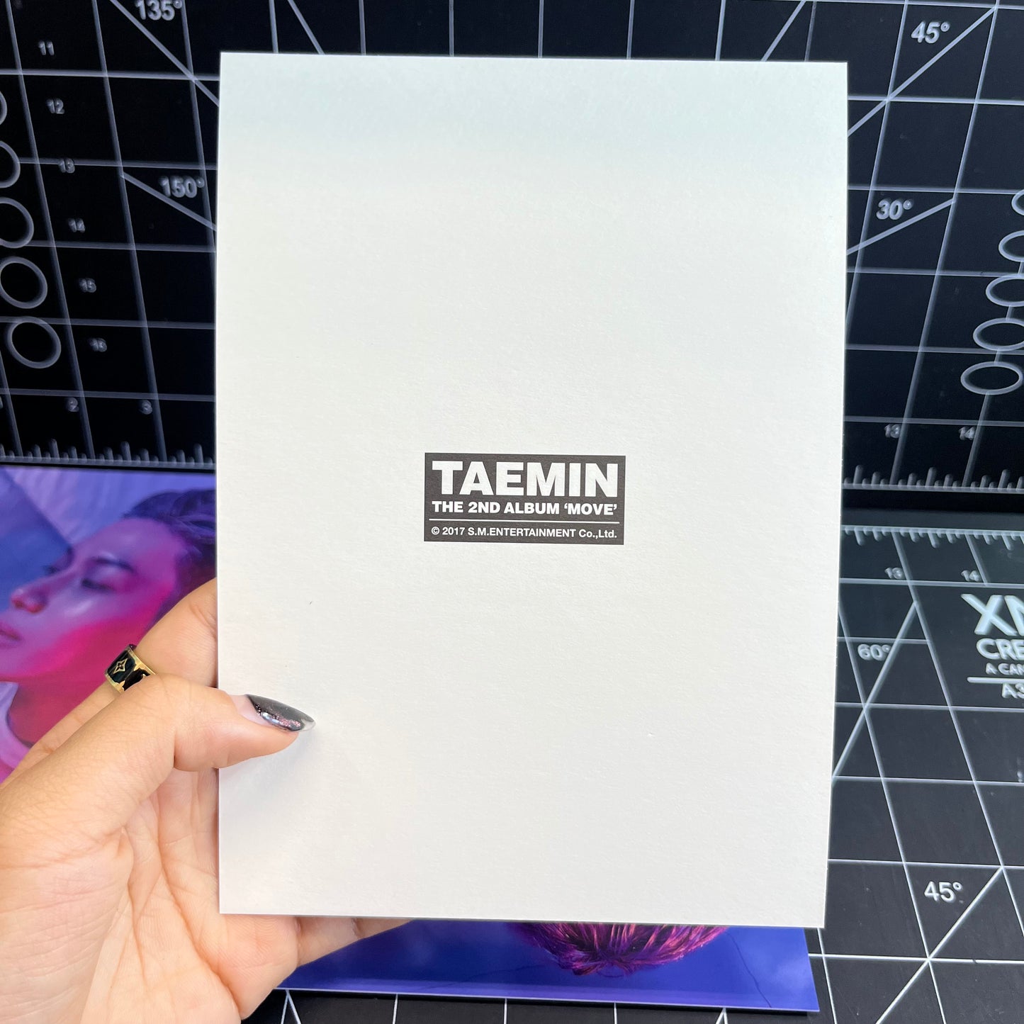 Taemin The 3rd Album MOVE Official Merchandise Postcards