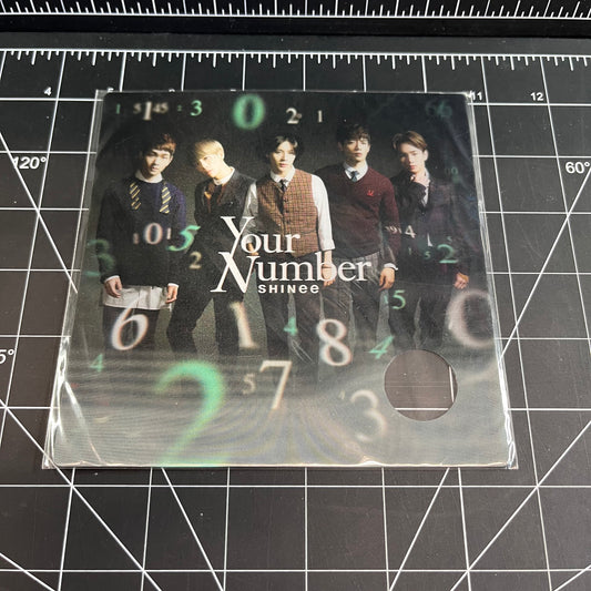 SHINee The 11th Japan Single Your Number Lenticular Collectible Inclusion