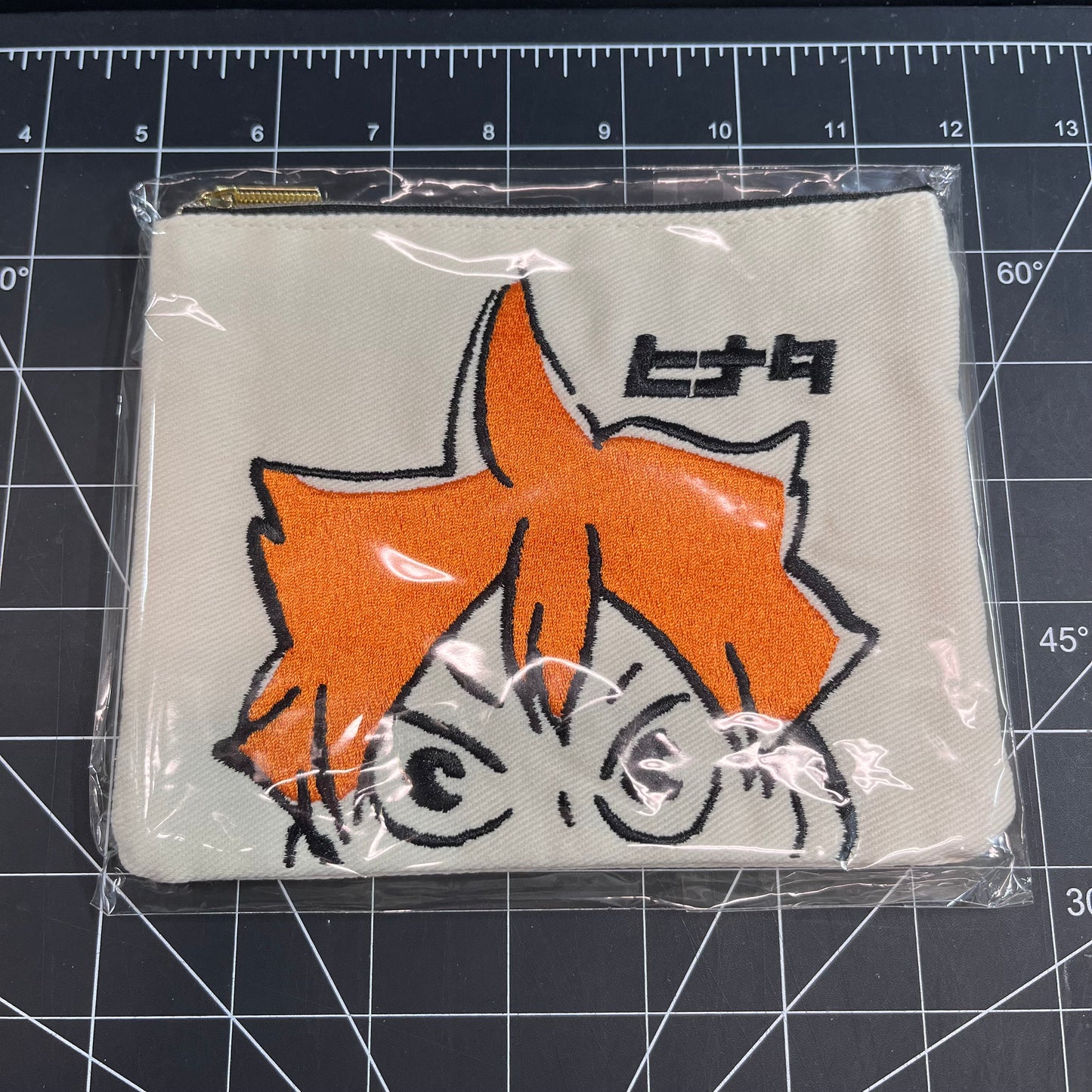 Haikyu!! Denim Embroidered Pouch Hinata Shoyo