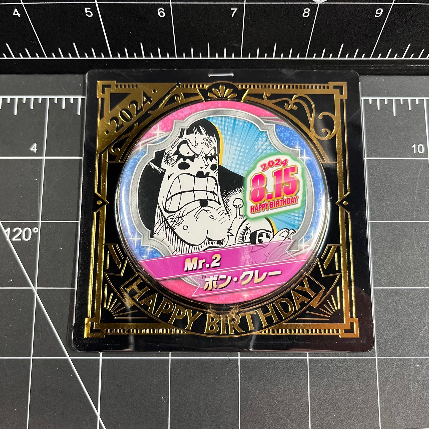 ONE PIECE Bentham (Mr. 2/Bon Clay) 2024 Birthday Can Badge