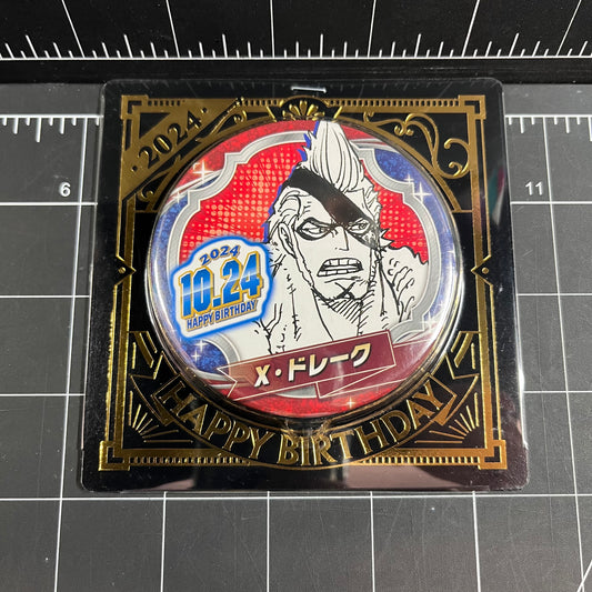 ONE PIECE X Drake 2024 Birthday Can Badge