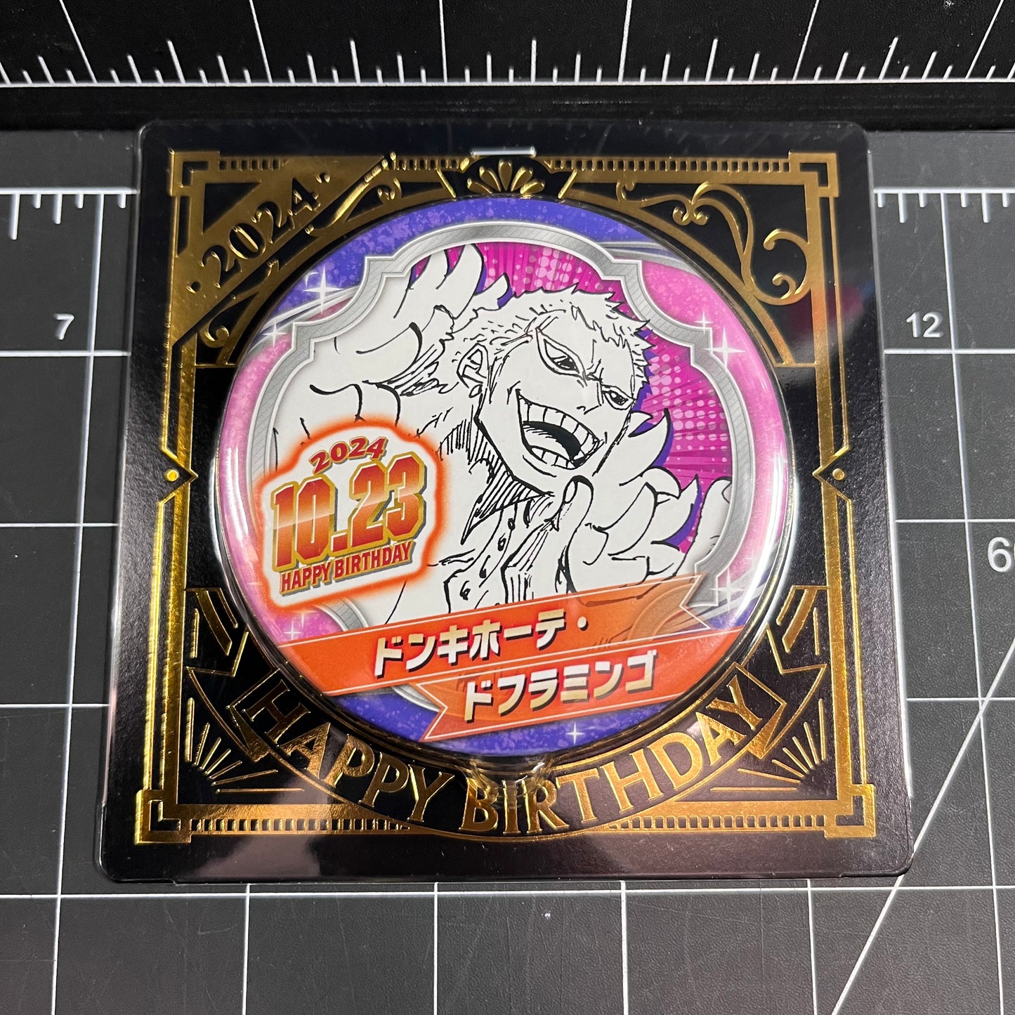 ONE PIECE Donquixote Doflamingo 2024 Birthday Can Badge