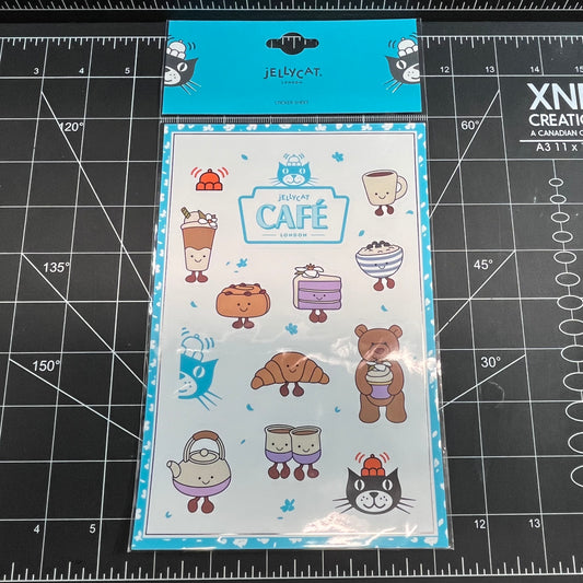 Jellycat Amusable Shanghai Exclusive Cafe Sticker Sheet