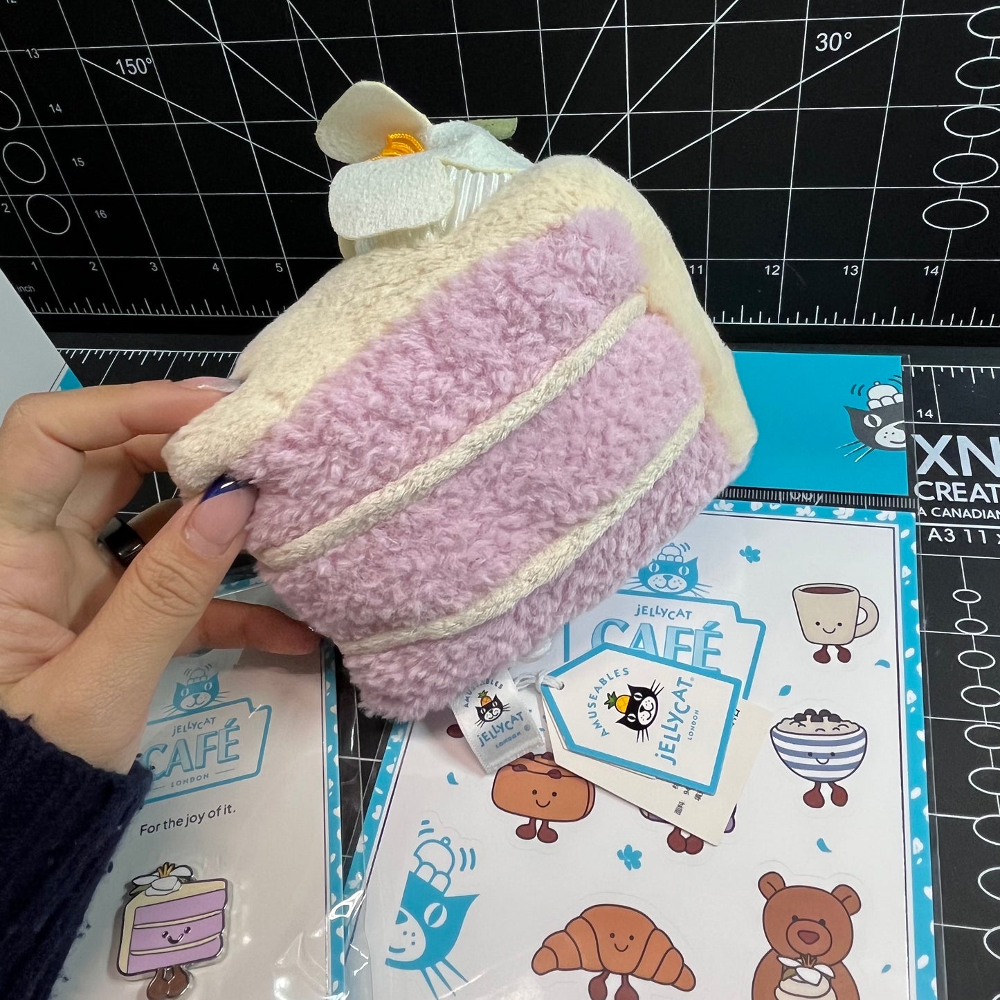 Jellycat Amusable Shanghai Exclusive Cafe Yulan Taro Cake