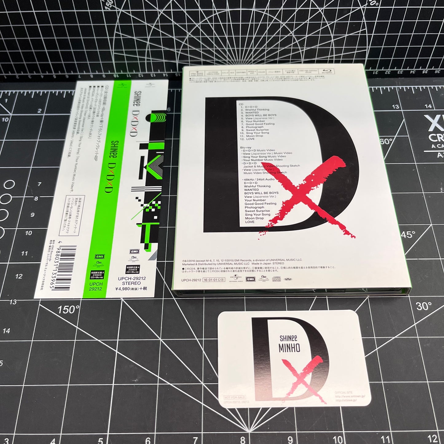SHINee The 4th Japan Album DxDxD (Limited Edition) - Minho Photocard