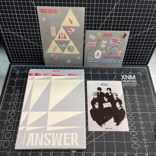 ENHYPEN The 1st Full Repackaged Album DIMENSION: ANSWER (Type 1) - No Photocard