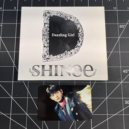 SHINee The 5th Japan Single Album Dazzling Girl (Type B) - Minho Photocard