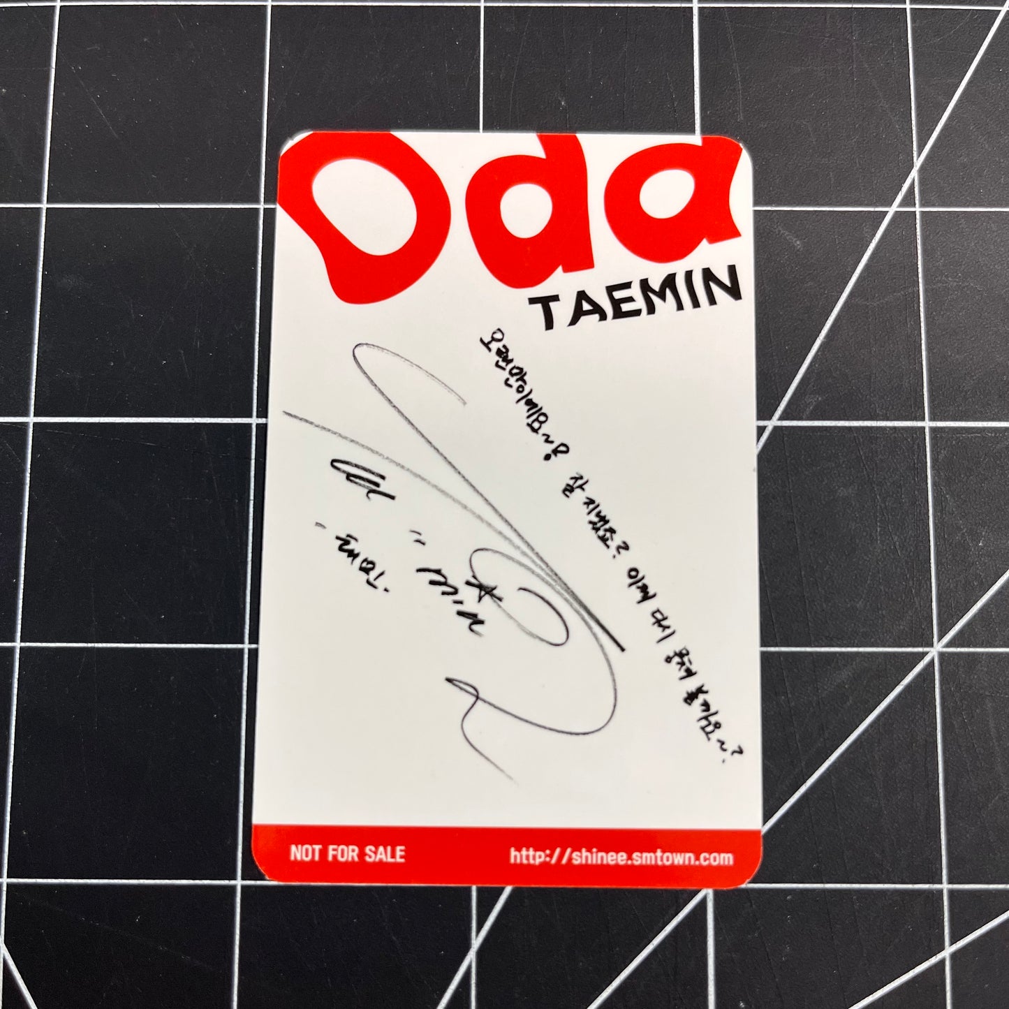 SHINee The 4th Album ODD (Version A) - Taemin Photocard