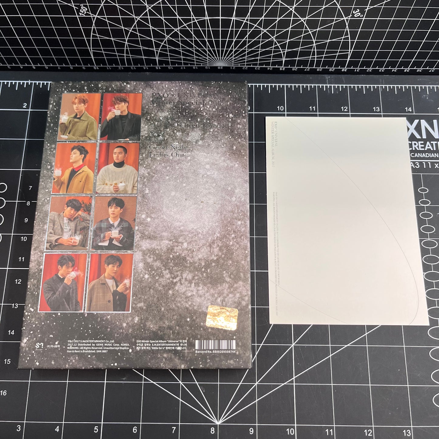 EXO Winter Special Album 2017 UNIVERSE - Postcard Included