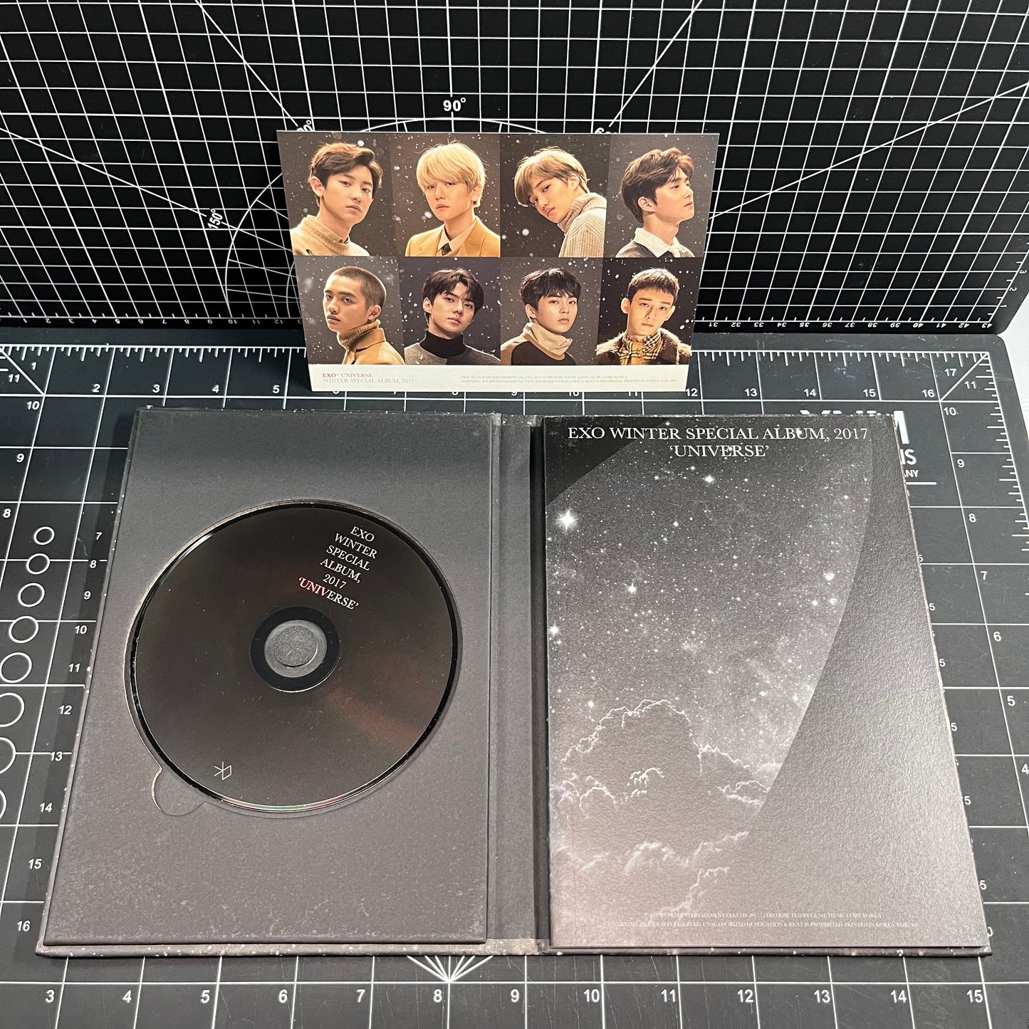 EXO Winter Special Album 2017 UNIVERSE - Postcard Included