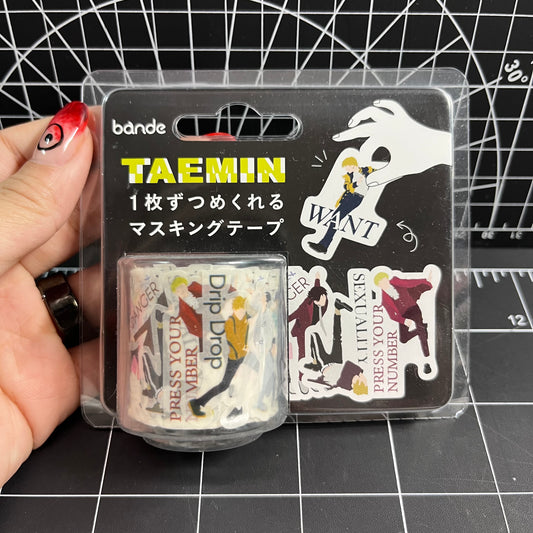 Taemin X bande Japan Official Merchandise - Individual Stickers