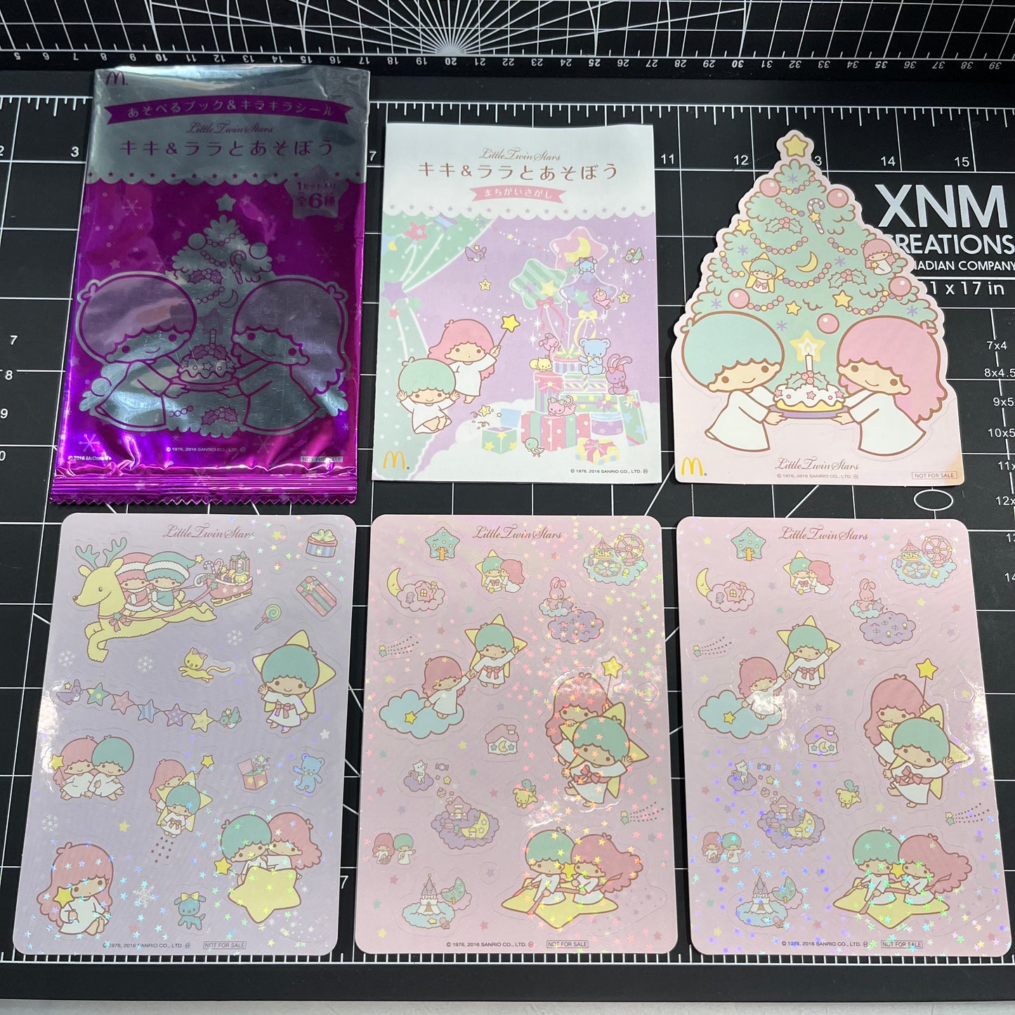 San-X Sanrio Little Twin Stars Collaboration with McDonald Sticker Pack