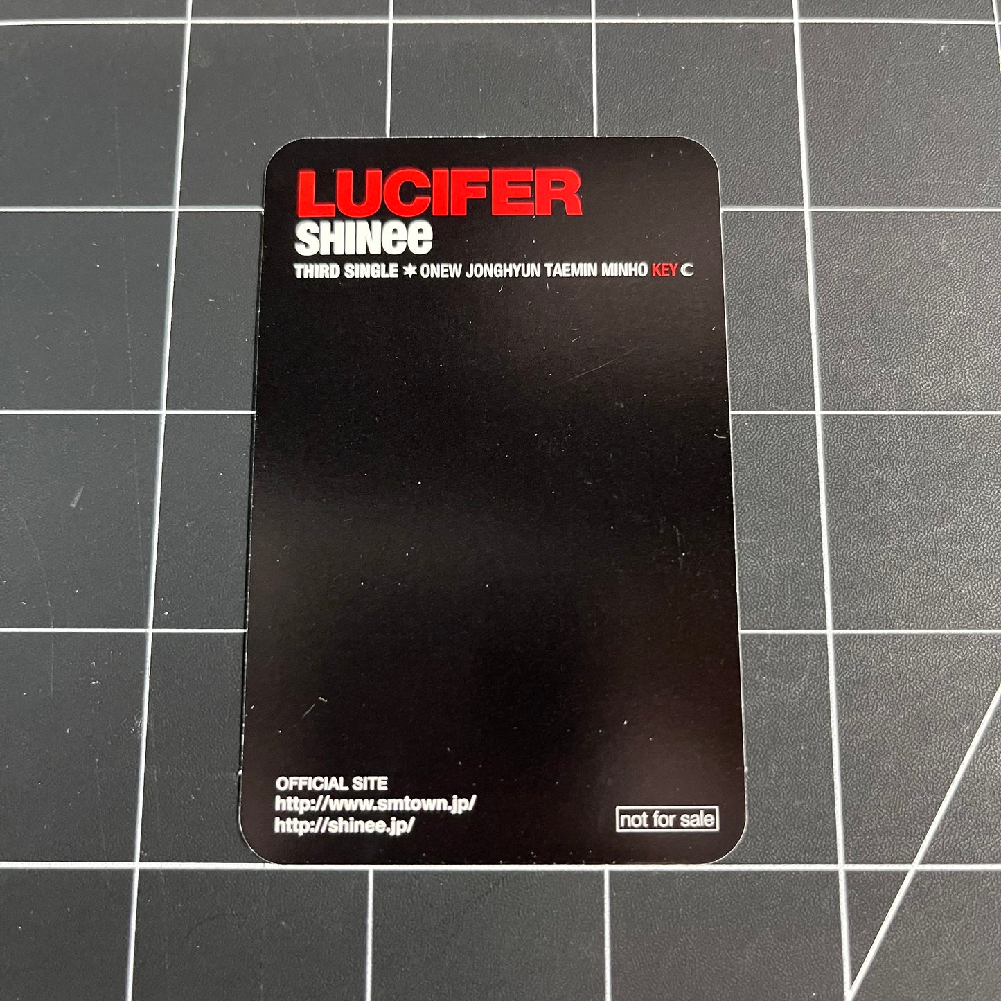 SHINee Japan Album LUCIFER - Key Photocard