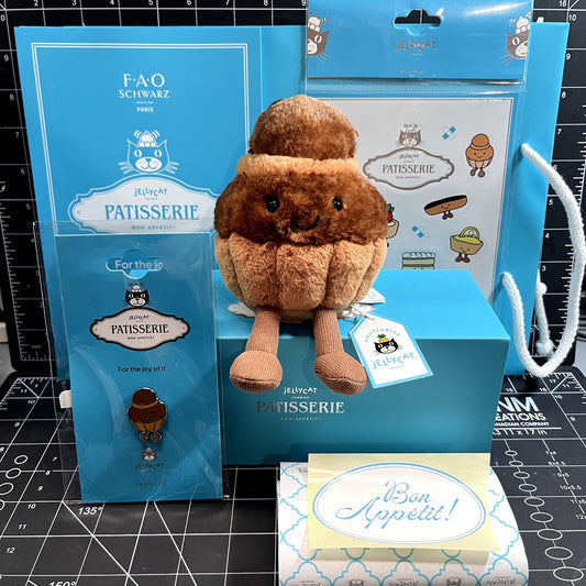 Pre-Order (14th March) Jellycat Amusables Paris Patisserie Brigitte Brioche